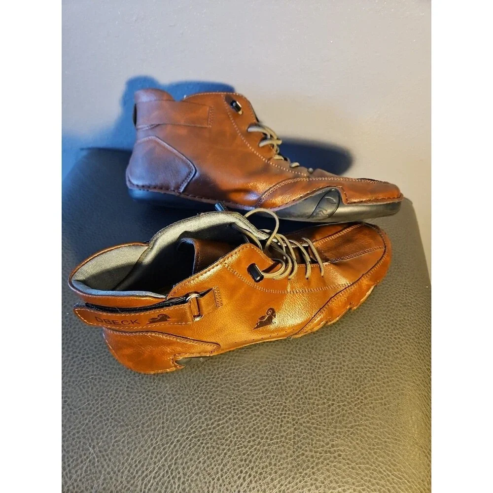 DBeck Explorer Waterproof Shoes Mens 8.5‎ Leather Camping Hiking Driving